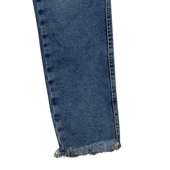 WE THE FREE | Free People High Rise Stretch Fit Raw Hem Jegging | Size 30 - Picture 6 of 13